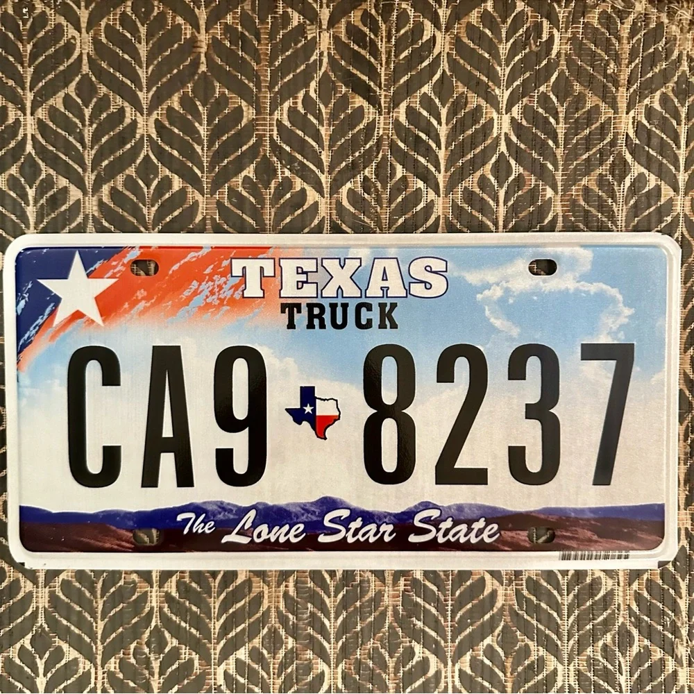 Texas Truck The Lone Star State License Plate